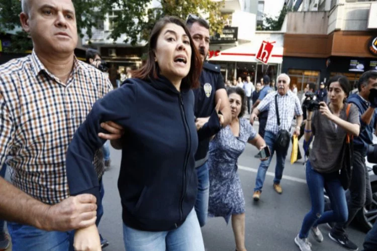 Ankara'da 'kayyum' eylemi: 8 gözaltı