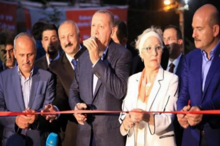 Erdoğan, Araklı'da bir restoranın açılışını yaptı