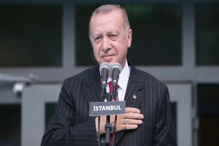 Erdoğan, Atatürk Fen Lisesi'nde konuştu
