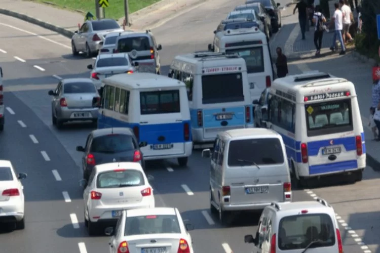 Bursa'da şehrin doğusundaki minibüsler için süre verildi!