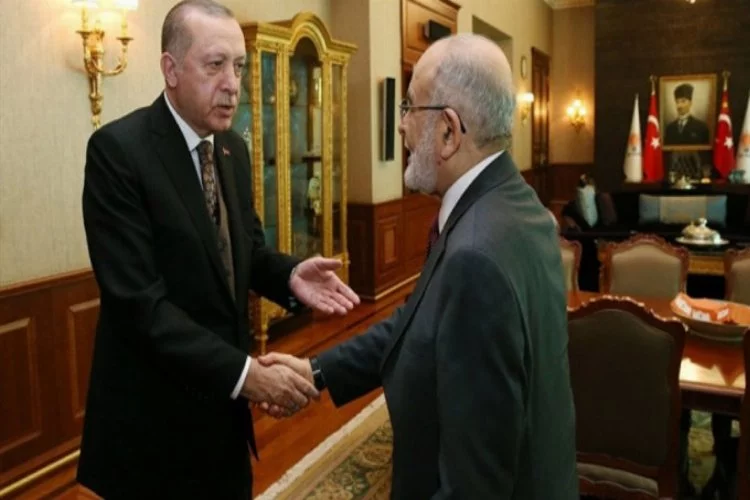 Cumhurbaşkanı Erdoğan, Karamollaoğlu ile görüştü