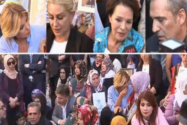 Sanatçılar, Diyarbakır Anneleri'ne destek ziyaretine geldi