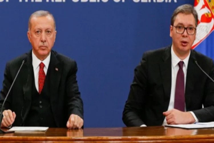 Basın toplantısında dikkat çeken an: Erdoğan'a soruldu, Vucic cevapladı
