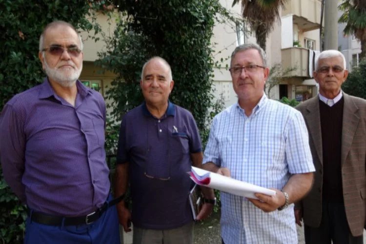 Bursa'da emekli binbaşılar harekat için dilekçe verdi