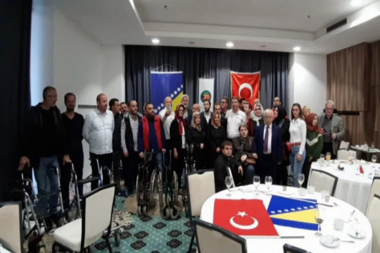 Bursa'dan Bosna'daki gazilere ve engellilere destek