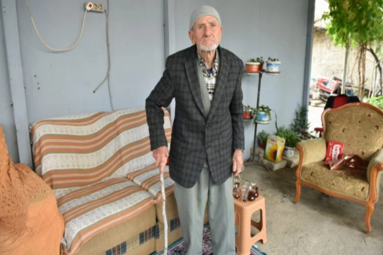 Bursa'da 83 yaşında askere gitmeye hazır!