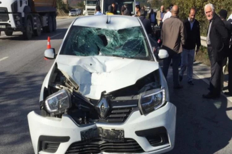 Bursa'da otomobilin çarptığı yaya hayatını kaybetti
