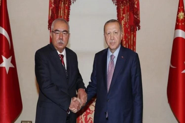 Erdoğan, Afganistan Cumhurbaşkanı Birinci Yardımcısı Dostum'la görüştü