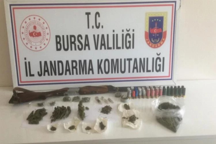 Bursa'da jandarmadan uyuşturucu operasyonu!