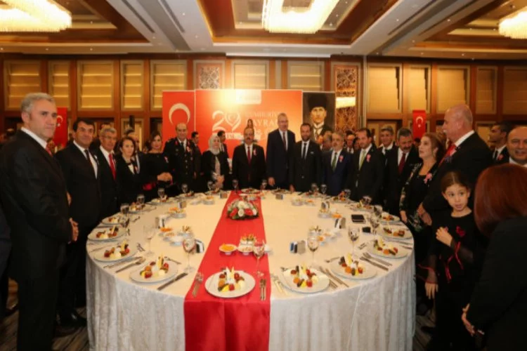 Bursa'da Cumhuriyet Bayramı resepsiyonu