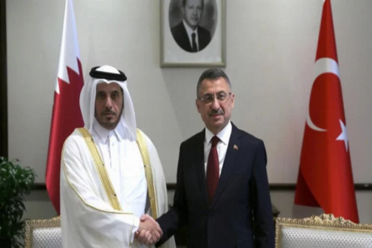 Oktay, Katar Başbakanı Al Sani ile görüştü