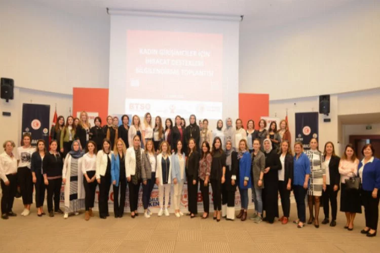 Bursa'da kadın girişimcilere 'ihracat' brifingi