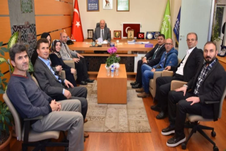Başkan Aydın'dan Bursa Kent Konseyi'ne ziyaret