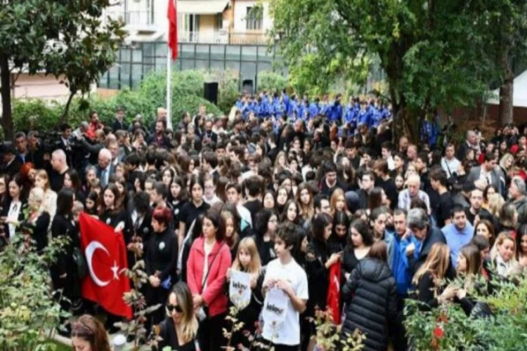 Atatürk'e Selanik'te duygu dolu tören