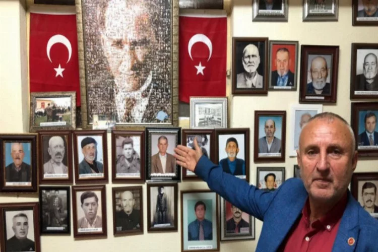 Bursa'da bu köyde 25 yıldır ölenlerin fotoğrafları sergileniyor