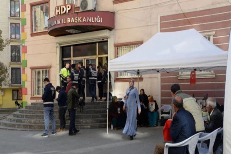 HDP önündeki eylemde 71'inci gün