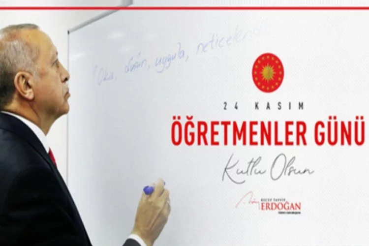 Erdoğan'dan 24 Kasım paylaşımı