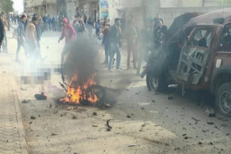 Azez'de terör saldırısı: 2 ölü