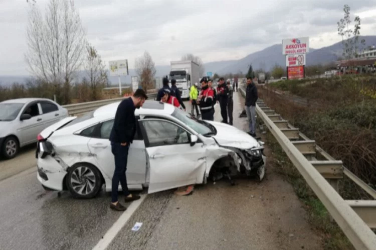 Bursa'da 2 farklı kazada çok sayıda yaralı