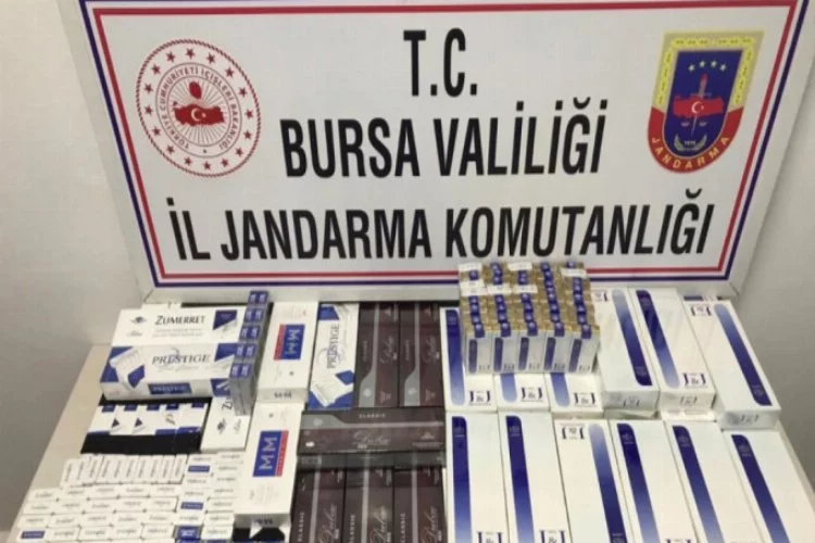 Bursa'da kaçak sigara operasyonu!