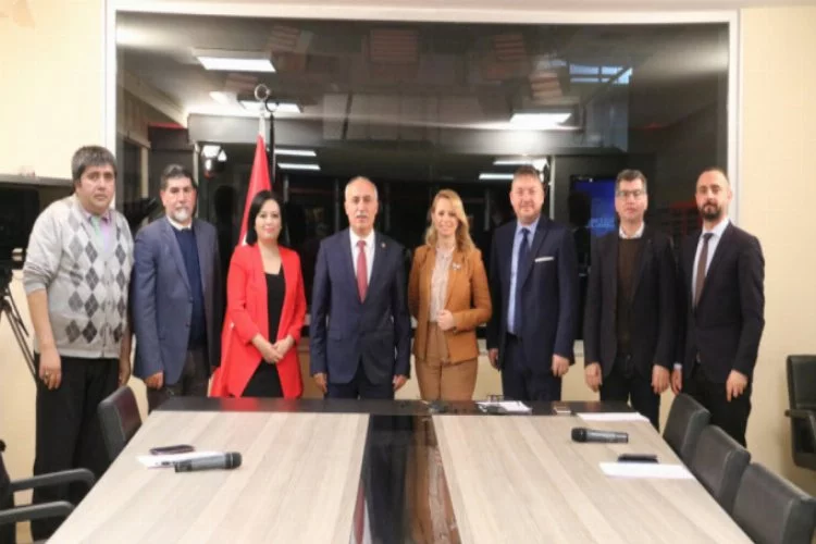 Sönmez Medya Buluşmaları'nın konuğu Yenişehir Belediye Başkanı Davut Aydın oldu