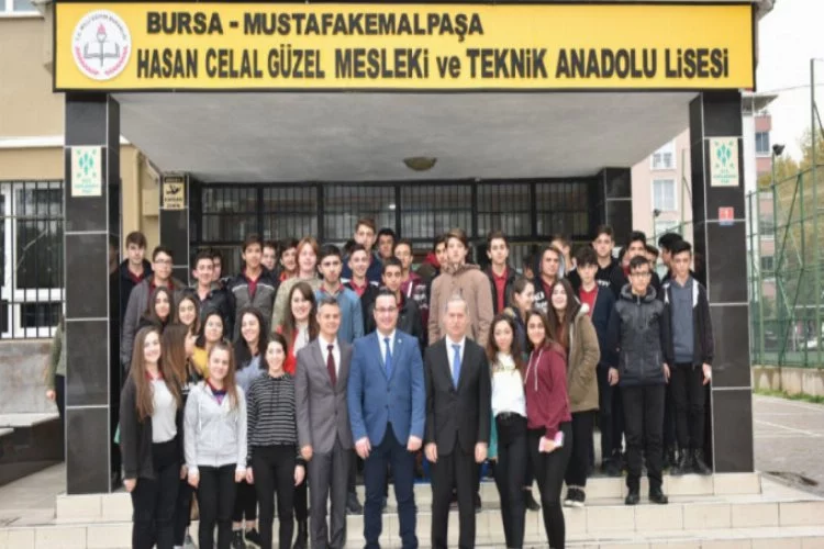 Başkan Kanar, öğrencilerle tecrübelerini paylaştı