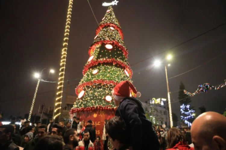 Filistin'de Noel coşkusu erken başladı
