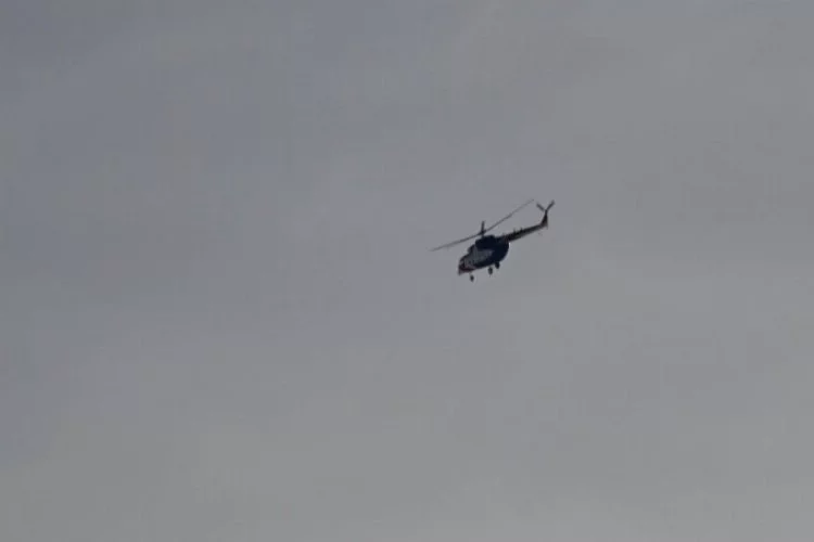 Bursa'da helikopterler Uludağ'da indirme yaptı!