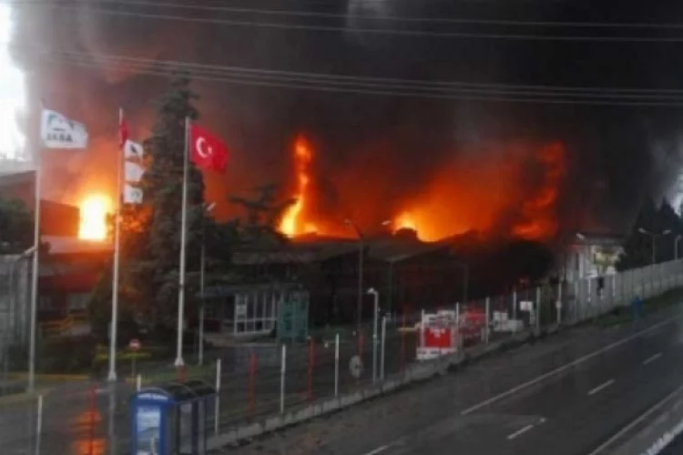 Yalova'da kimya fabrikasında yangın