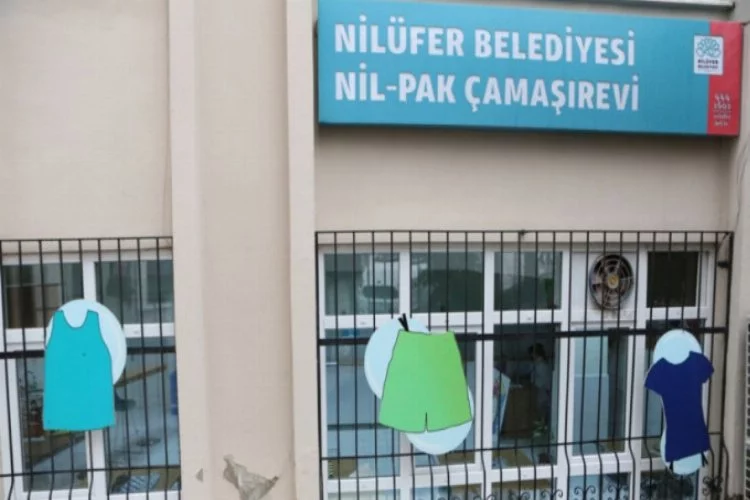 Nilüfer'de öğrencilere ücretsiz çamaşır yıkama hizmeti