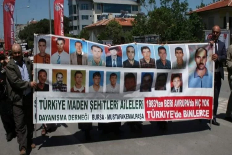 Bursa'da 'Bük Köy maden faciası' unutulmadı