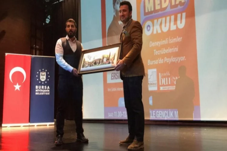 Bursa'da Medya Okulu'nun konuğu Ersin Çelik oldu