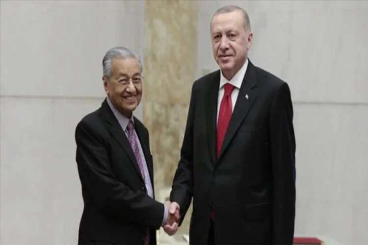 Erdoğan, Mahathir'i kabul etti