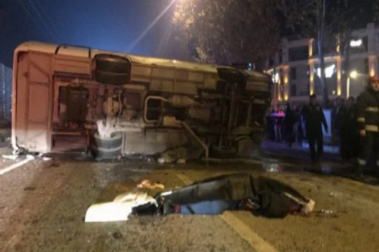 Bursa'da 4 kişinin öldüğü servis kazasında sürücüye tahliye!