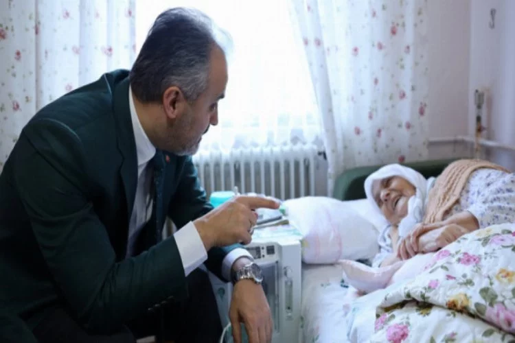 Başkan Aktaş'tan hasta ziyareti