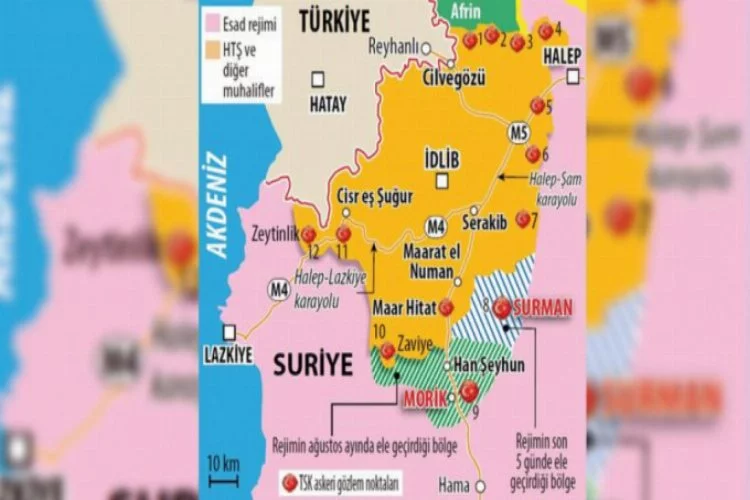 Türk karakollarına rejim ablukası