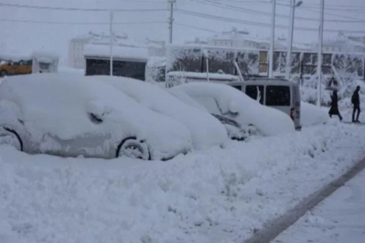 Bitlis'te kar yağışı 28 köy yolunu kapattı!