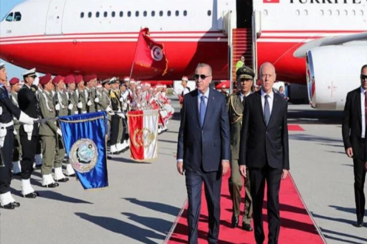 Erdoğan'ın Tunus ziyaretini çarpıttılar