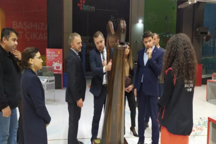 Bosna Hersek Ankara Büyükelçisi Sadoviç, BTM'yi ziyaret etti
