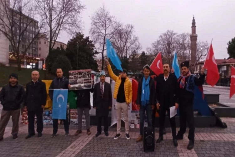 Bursa'da Çin protestosu!