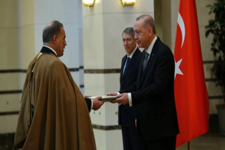 Erdoğan, Cezayir Büyükelçisini kabul etti