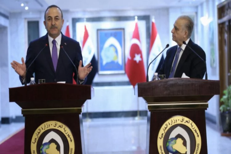 Çavuşoğlu, Iraklı mevkidaşı ile ortak açıklama yaptı