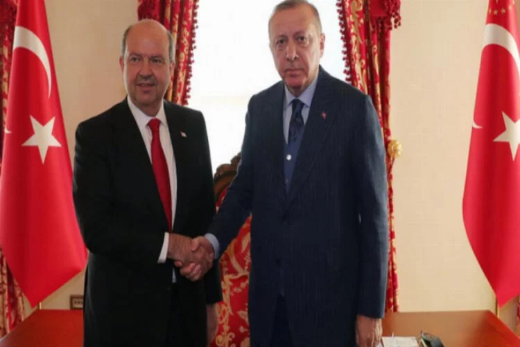 Erdoğan, KKTC Başbakanı Tatar'ı kabul etti!