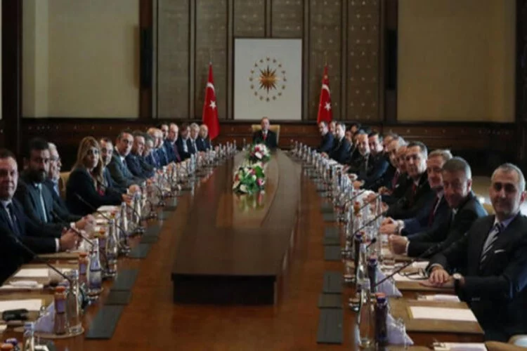 Erdoğan, TFF ve Kulüpler Birliği'ni kabul etti