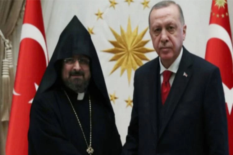 Erdoğan, Maşalyan'ı kabul etti