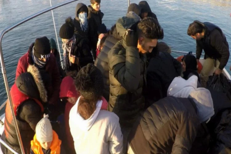 36 kaçak göçmen yakalandı
