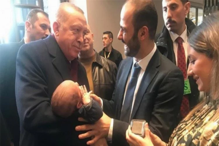 Erdoğan'dan, Mahir bebeğe altın