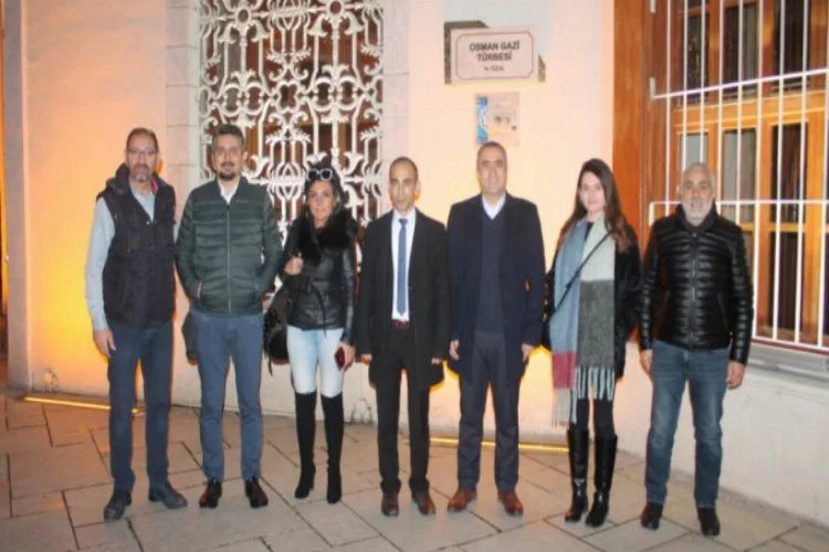 İnternet Gazetecileri Federasyonu kurucu başkanları Bursa'ya hayran kaldı