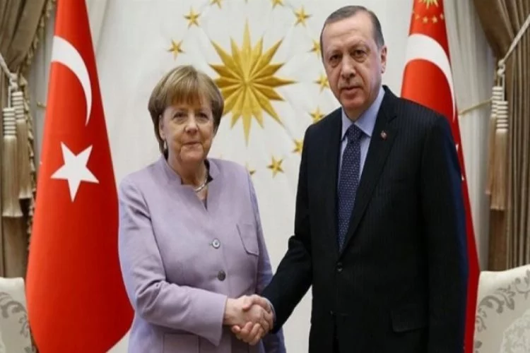 Erdoğan-Merkel görüşmesi