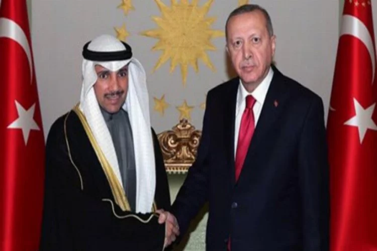 Erdoğan, Kuveyt Meclis Başkanı'nı kabul etti